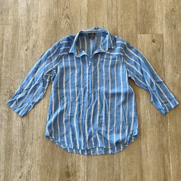 Womens Van Heusen Blue Blouse - L - Picture 1 of 5